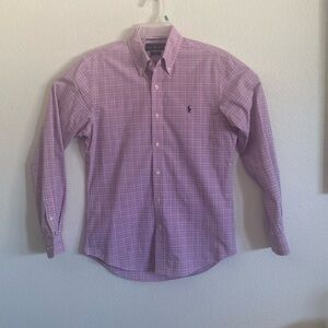 Ralph Lauren Men’s Checkered Button Down Long Sleeves Shirt Size M